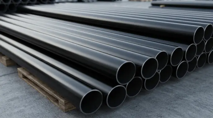 High-strength CS Seamless Pipe manufactured by Shyam Metal & Alloys, a premier supplier and stockist in India for industrial structural projects.
