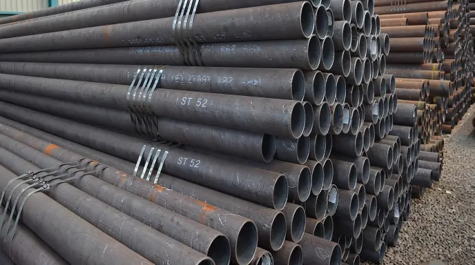 High-strength ST 52 Seamless Pipe manufactured by Shyam Metal & Alloys, a leading supplier and stockist in India for heavy-duty industrial applications.