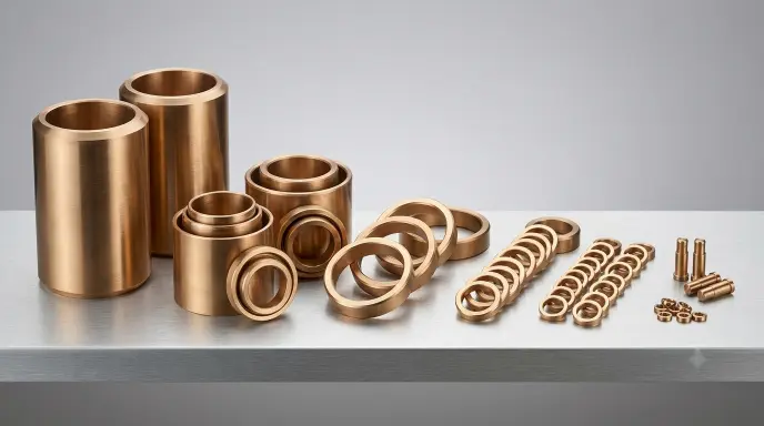 High-precision Phosphor Bronze Bush manufactured by Shyam Metal & Alloys, a leading stockist and supplier in India for industrial machinery.